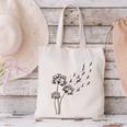Boston Terrier Flower Fly Dandelion Dog Lover Dog Dad Canvas Tote Bag, Boston Terrier Dad Tote Bags, gift for family, gift for coworker