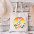 Boston Terrier Guitar Retro Canvas Tote Bag, gift for family, gift for coworker