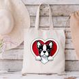 Boston Terrier Heart Cute Puppy Lover Or Dog Owner Canvas Tote Bag, gift for family, gift for coworker