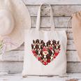 Boston Terrier Heart Valentine Boston Terrier Canvas Tote Bag, gift for family, gift for coworker