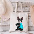 Boston Terrier I Love Mom Apparel Canvas Tote Bag, Boston Terrier Mom Tote Bags, gift for family, gift for coworker