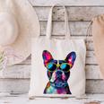 Boston Terrier Lovers Pop Art Boston Terrier Canvas Tote Bag, gift for family, gift for coworker