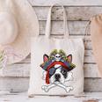 Boston Terrier Pirate T Shirt Jolly Roger Crossbones Skull Canvas Tote Bag, gift for family, gift for coworker
