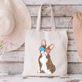 Brindle Boston Terrier Dog Patriotic Shirt USA Flag Canvas Tote Bag, Patriotic Boston Terrier Tote Bags, gift for family, gift for coworker