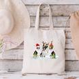 Christmas Boston Terrier Santa Dog Lover Canvas Tote Bag, Boston Terrier Christmas Tote Bags, gift for family, gift for coworker