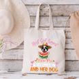This Girl Loves Watermelon And Her Boston Terrier Dog Mother Canvas Tote Bag, gift for family, gift for coworker