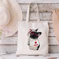 Girls I Heart Mom Love Mama Boston Terrier Dog Lover Canvas Tote Bag, Boston Terrier Mom Tote Bags, gift for family, gift for coworker