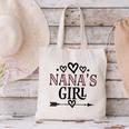 Granddaughter Nanas Girl Canvas Tote Bag, gift for family, gift for coworker