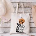 Halloween Skeleton Boston Terrier Canvas Tote Bag, Boston Terrier Halloween Tote Bags, gift for family, gift for coworker