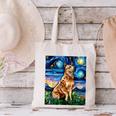 Red Heeler Starry Night Cattle Dog Colorful Art By Aja For Men Women Girls Kids Canvas Tote Bag, gift for family, gift for coworker
