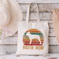Retro Boston Terrier Mom Dog Mother Pet Bostie Mama Canvas Tote Bag, Boston Terrier Mom Tote Bags, gift for family, gift for coworker
