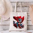 Super Power Superhero Boston Terrier Dog For Men Women Kids Canvas Tote Bag, gift for family, gift for coworker
