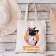 Vintage Boston Terrier Grandma Wear Sunglasses Dog Lover Men Women Girls Kids Canvas Tote Bag, gift for family, gift for coworker