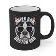 Boston Terrier Dad Father’s Day Dog Dad Men’s Graphic Print Coffee Mug, Couple Gifts, Boston Terrier Dad Gifts, trending gift