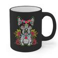 Boston Terrier Dia De Los Muertos Day Of The Dead Dog Skull For Men Women Kids Graphic Print Coffee Mug, trending gift