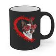 Boston Terrier Dog Mom Dad Valentine’s Day Pet Lover For Men Women Kids Graphic Print Coffee Mug, Couple Gifts, Mom Gifts, Boston Terrier Dad Gifts, Boston Terrier Mom Gifts, trending gift