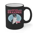 Boston Terrier Grandma Bostie Dog Owner Boston Terrier Men Women Graphic Print Coffee Mug, trending gift