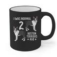 Boston Terrier Humor Bostie Dog Lover For Men Women Kids Graphic Print Coffee Mug, trending gift