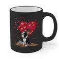 Boston Terrier Lover Heart Shape Boston Terrier Valentine Graphic Print Coffee Mug, trending gift