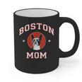 Boston Terrier Mom Dog Mother Graphic Print Coffee Mug, Couple Gifts, Mom Gifts, Boston Terrier Mom Gifts, trending gift