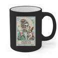 Boston Terrier Mom Skeleton Tarot Card Witch Vibes Dog Mom Graphic Print Coffee Mug, Couple Gifts, Mom Gifts, Boston Terrier Tarot Gifts, Boston Terrier Mom Gifts, trending gift