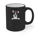 Boston Terrier In The Pocket Cute Pocket Boston Terrier Graphic Print Coffee Mug, trending gift