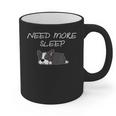 Boston Terrier Puppy Need More Sleep Pajama For Bedtime Graphic Print Coffee Mug, trending gift