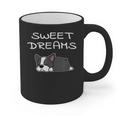Boston Terrier Puppy Sweet Dreams Pajama For Bedtime Graphic Print Coffee Mug, trending gift