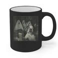 Boston Terrier Selfie With Ghosts Halloween Dog Lover Graphic Print Coffee Mug, Boston Terrier Halloween Gifts, trending gift
