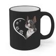 Boston Terrier Shirts For Women Girls Kids Heart Cute Graphic Print Coffee Mug, trending gift