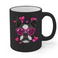 Boston Terrier Valentines Day Shirt Heart Dog Lover Graphic Print Coffee Mug, trending gift