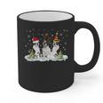 Christmas Boston Terrier Santa Dog Lover Graphic Print Coffee Mug, Boston Terrier Christmas Gifts, trending gift
