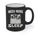 Cute Boston Terrier Need More Sleep Pajamas Nightgown Graphic Print Coffee Mug, trending gift