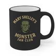 Mary Shelley's Monster Fan Club Gothic Horror Parody Graphic Print Coffee Mug, trending gift