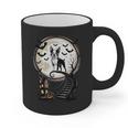 Spooky Halloween Moon Boston Terrier Boston Bull Bostie Graphic Print Coffee Mug, Boston Terrier Halloween Gifts, trending gift