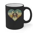 Vintage American Boston Terrier Lovers Valentine's Day Graphic Print Coffee Mug, American Boston Terrier Gifts, trending gift