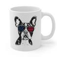 Boston Terrier Dog 4th July America USA Flag Men Women Kids Graphic Print Coffee Mug, Boston Terrier 4th Of July Gifts, trending gift