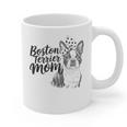 Boston Terrier Dog Bostie Mom Idea For Women Graphic Print Coffee Mug, Couple Gifts, Mom Gifts, Boston Terrier Mom Gifts, trending gift