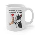 Boston Terrier Grandma Mother's Day Dog Mom Graphic Print Coffee Mug, Couple Gifts, Mom Gifts, Boston Terrier Mom Gifts, trending gift