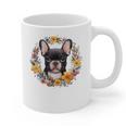 Boston Terrier Mom Floral Bostie Dog Lover Flowers Cute Graphic Print Coffee Mug, Couple Gifts, Mom Gifts, Boston Terrier Mom Gifts, trending gift