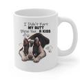 Boston Terrier Shirt I Didn't Fart My Butt Blew You A Kiss Graphic Print Coffee Mug, trending gift