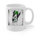 Cool Saint Patrick's Boston Terrier T Shirt For Dogs Lovers Graphic Print Coffee Mug, trending gift