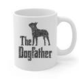 The Dogfather Boston Terrier Dog Funny Dog Gift T-Shirt For Men Women Girls Kids Graphic Print Coffee Mug, trending gift