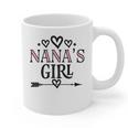 Granddaughter Nanas Girl Graphic Print Coffee Mug, trending gift