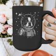 Astronaut Boston Terrier Space Galaxy Dog Lovers Graphic Print Coffee Mug, funny design