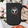 Boston T Subway Map Vintage MBTA Graphic Print Coffee Mug, funny design
