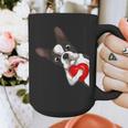 Boston Terrier Bostie Dog Kids Women Girls Graphic Print Coffee Mug, funny design