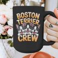 Boston Terrier Crew Cartoon For Dog Owner Pet Boston Terrier Graphic Print Coffee Mug, funny design