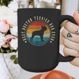 Boston Terrier Dad Retro Vintage Dog Bostie Dad Men Graphic Print Coffee Mug, Couple Gifts, Boston Terrier Dad Gifts, funny design