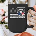 Boston Terrier Dog 4th Of July US American Flag Patriotic Graphic Print Coffee Mug, Patriotic Boston Terrier Gifts, American Boston Terrier Gifts, Boston Terrier 4th Of July Gifts, funny design